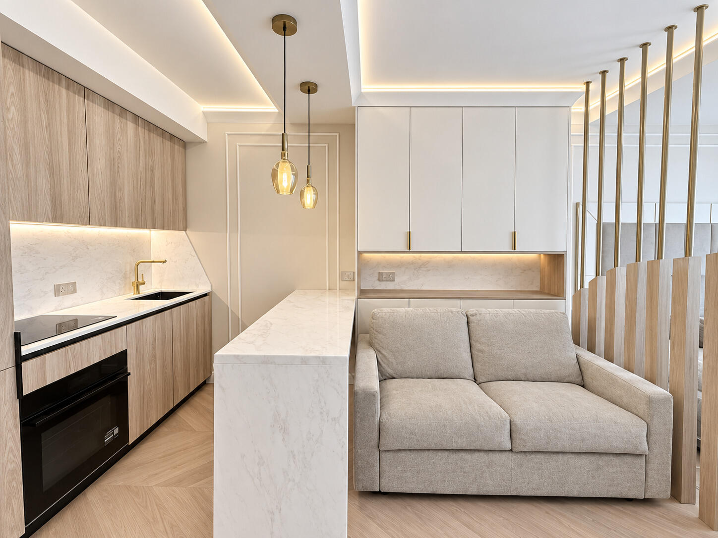 TRÈS BEAU STUDIO RÉNOVÉ MEUBLÉ AVEC APERÇU MER - Photo 9
