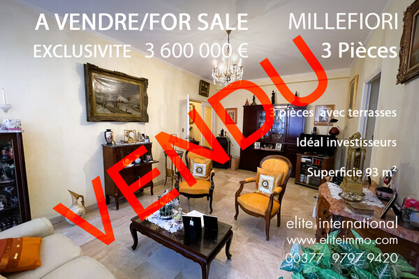 Monte Carlo: trilocale da invesitmento o residenza