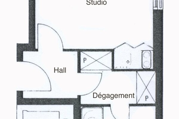 Monolocale al Carré d'Or