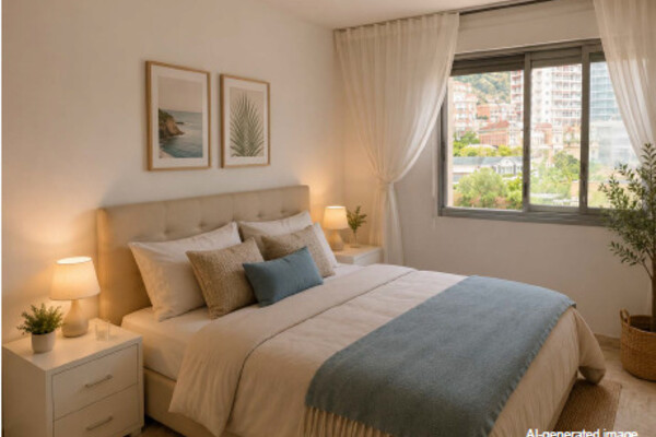 Studio with nice views - Chateau d'Azur - Close to the beaches of Larvotto and many shops