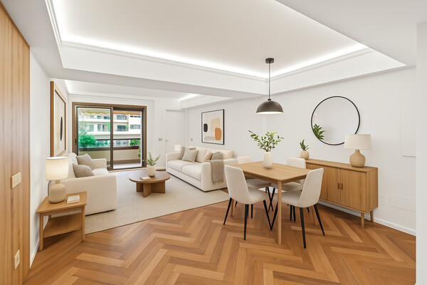 Condamine: new 3-room apartment with parking