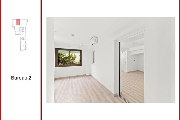 CONDAMINE: grand bureau rénové à la vente avec bonne rentabilité