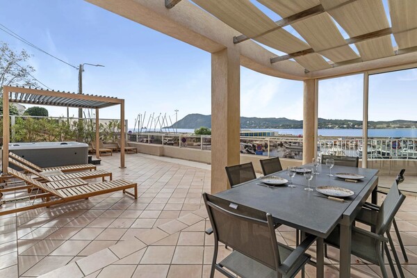 Waterfront Residence with Stunning Port and Sea Views