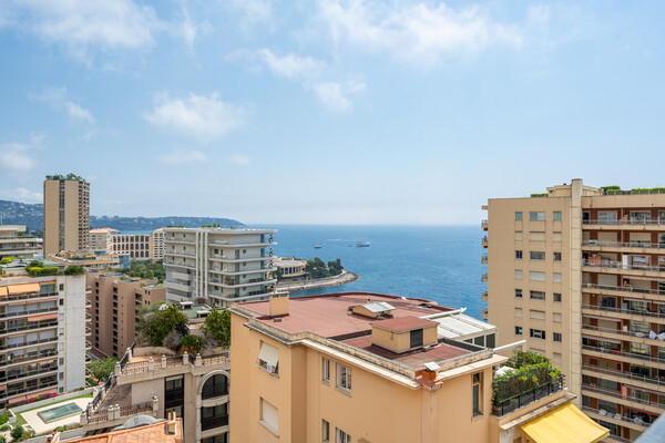 Monaco - La Rousse - Appartement 2 Pièces- vue mer