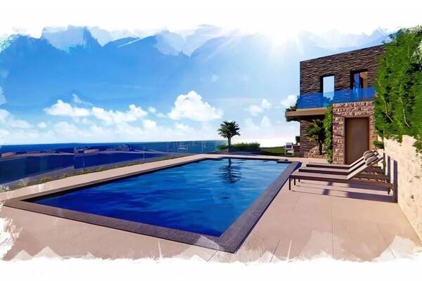 Roquebrune Cap Martin - Private estate - New villa with panorami