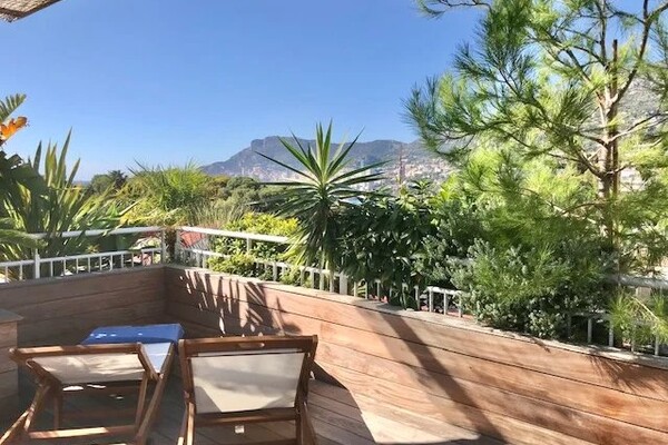 Roquebrune Cap Martin - Penthouse sea view and Monaco