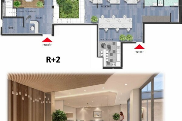 MURS A VENDRE 10 METRES de Monaco Bureaux ou centre esthétique – Professions libérales