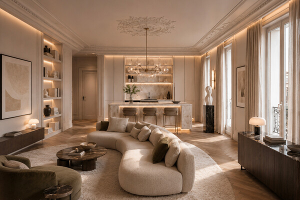 Elegant Top-Floor 3-Bedroom Apartment with Balconies & Pleasant view