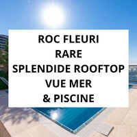 ROC FLEURI - RARE TRIPLEX ROOFTOP WITH 360° SEA VIEW POOL