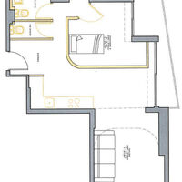Larvotto / Vallespir / 3 room apartment to refurbish
