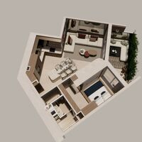 Luxuriously renovated 2-room millefiori